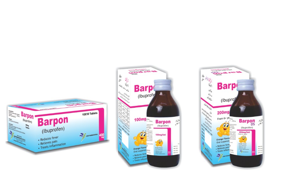 Barpon Ibuprofen tablets pack
