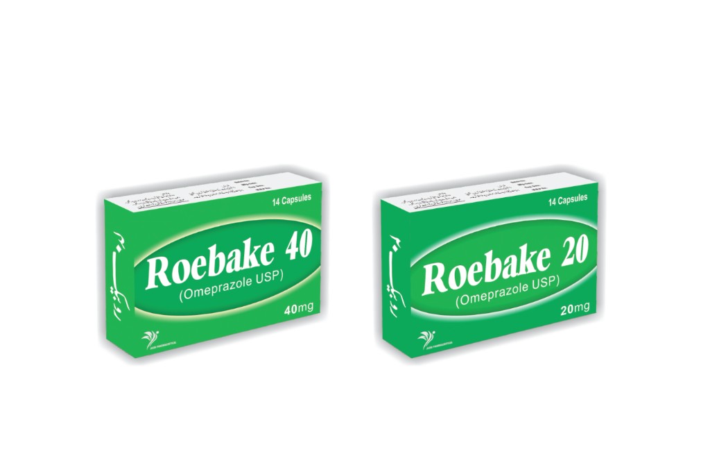 Roebake Omeprazole 20mg and 40mg capsules